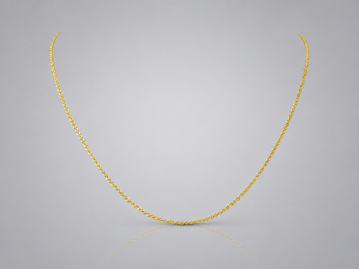 Golden Fine Cable Chain