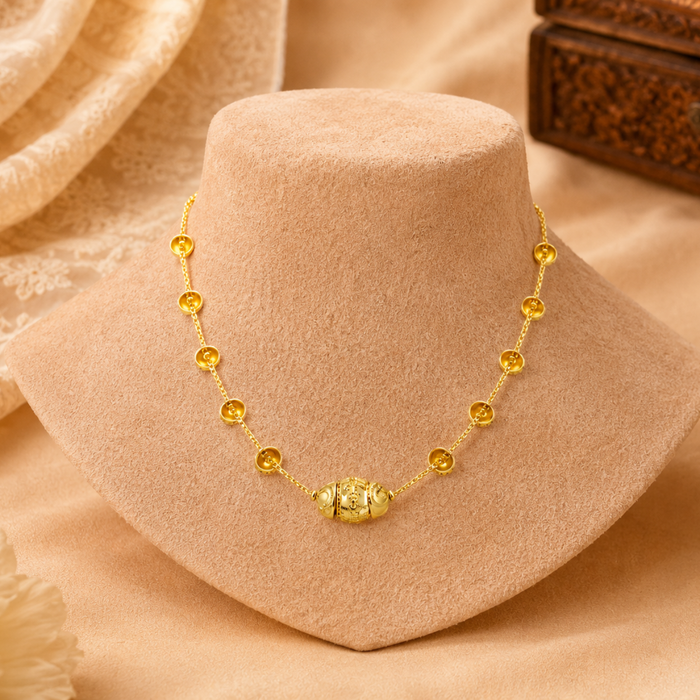 Golden Bead Station Mani Mangalsutra