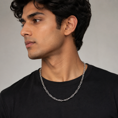 Silver Slim Figaro Chain