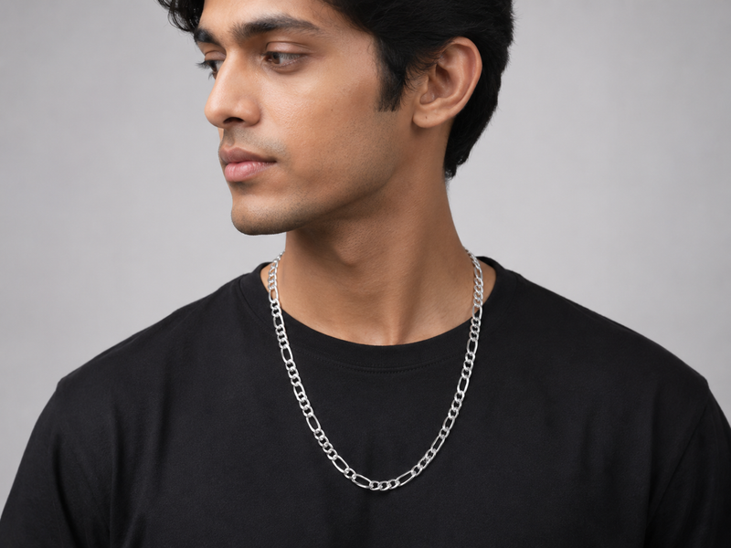 Silver Figaro Chain for Men