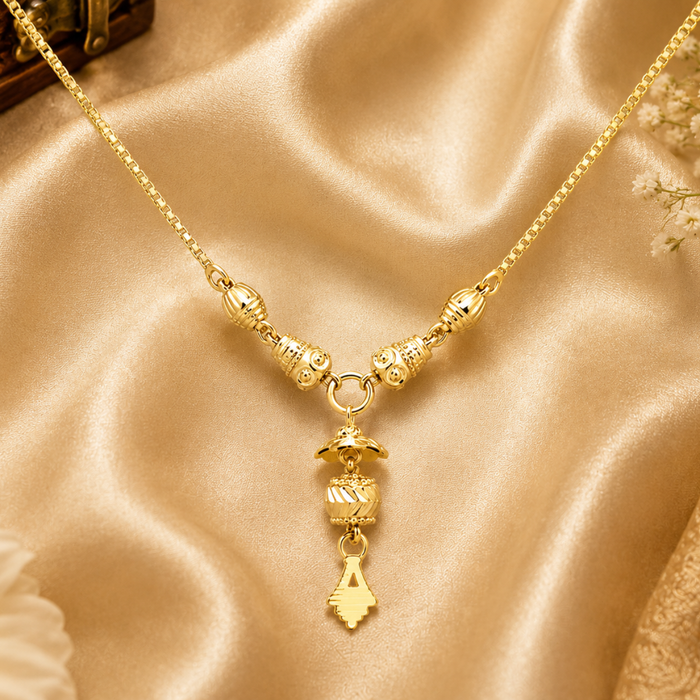 Golden Tiered Mani Drop Mangalsutra