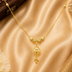 Golden Traditional Mani Drop Mangalsutra