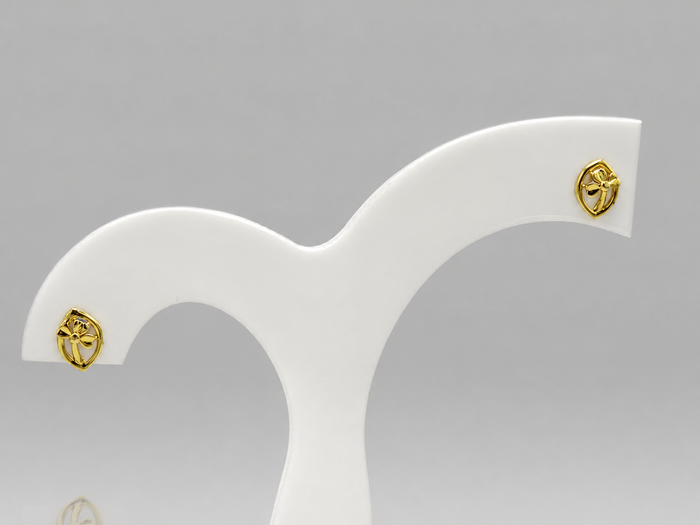 Golden Mini Knot Studs