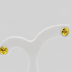 Golden Textured Cluster Ball Studs