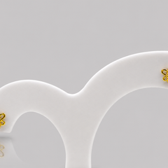 Golden Enamel Bee Studs