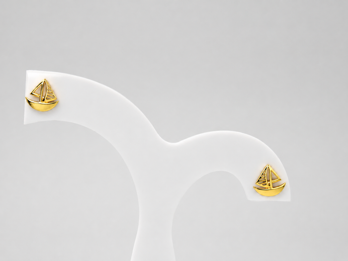 Golden Pyramid Textured Studs