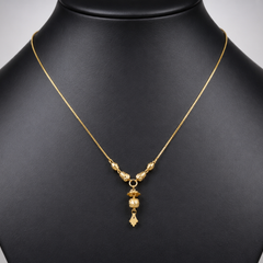Golden Tiered Mani Drop Mangalsutra – view 3