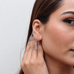 Silver Filigree Teardrop Cone Drops – view 2